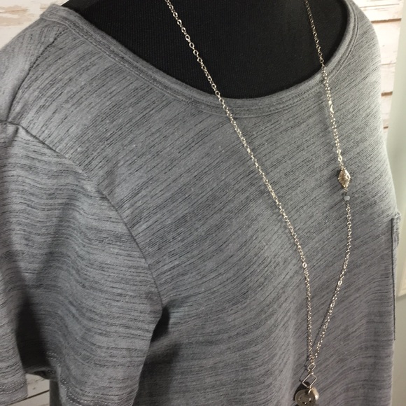 New with tags LuLaRoe Carly Grey Dress - Picture 3 of 7